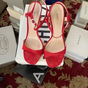 Schutz Red Women's Sandals